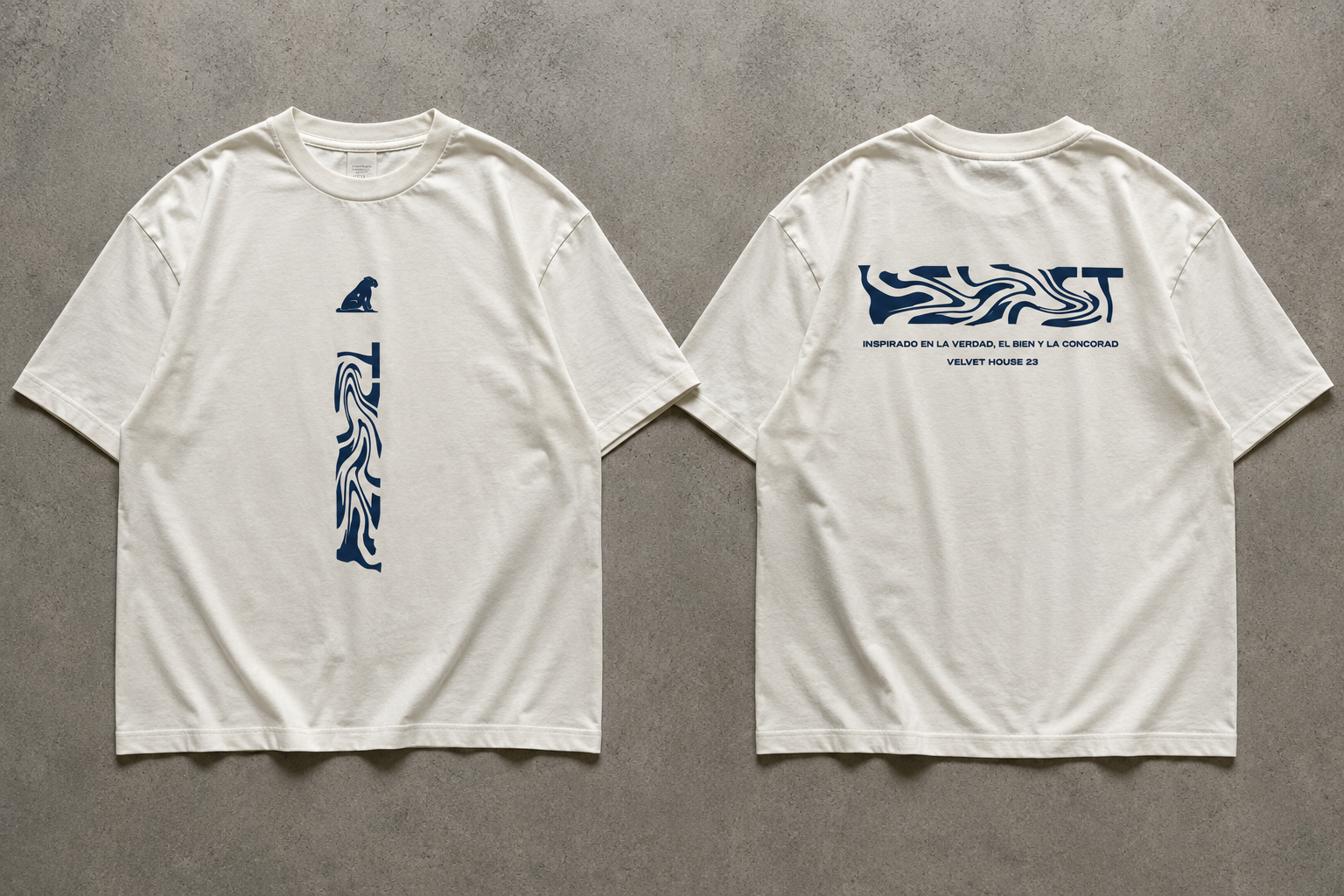 Camiseta Velvet Wave Crema