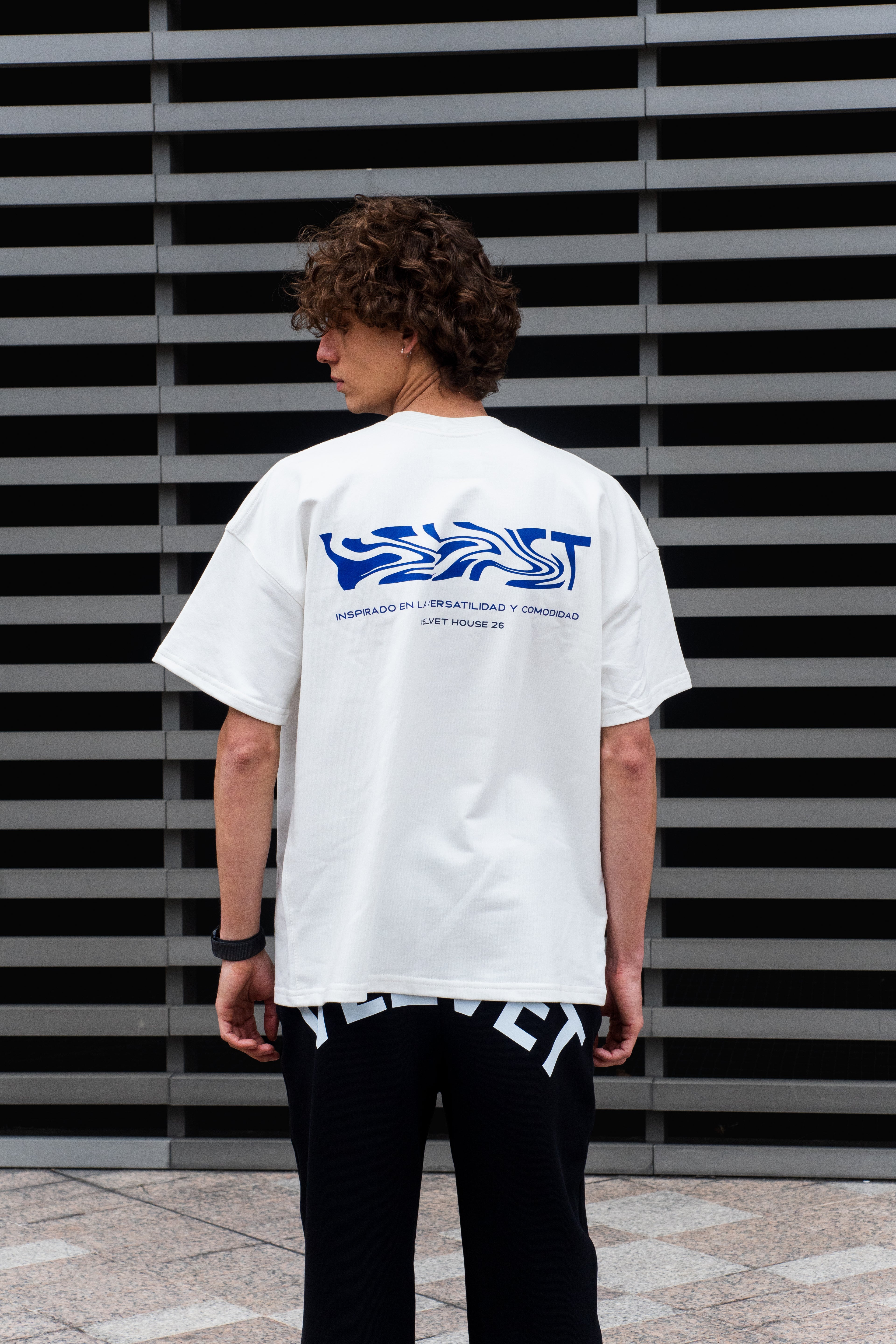 Camiseta Velvet Wave Crema